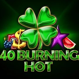 40 Burning Hot casino game by Amusnet Interactive – featured logo at Winshark Casino
