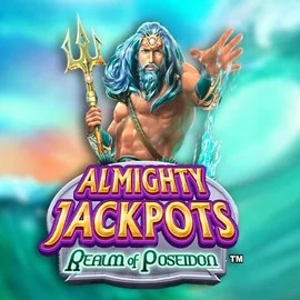 Official Jackpots logo: Almighty Jackpots – Realm of Poseidon by Novomatic at Winshark Casino