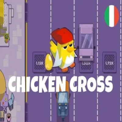 Chicken Cross logo by Upgaming Winshark Casino