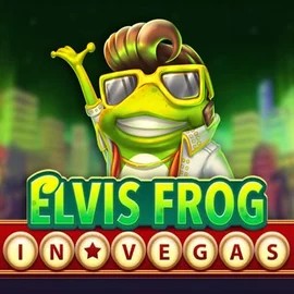 Elvis Frog In Vegas slot visual from BGAMING available on winsharkscasino.org