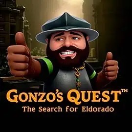Gonzo's Quest logo by NetEnt at Winshark Casino