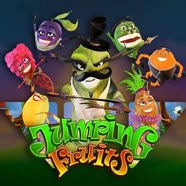 Jumping Fruits logo by Wazdan at Winshark Casino