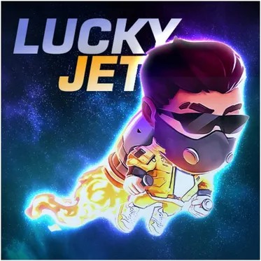 Lucky Jet online game logo by 1win Games on winsharkscasino.org