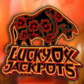Lucky Ox Jackpots slot logo by Rival at Winshark Casino