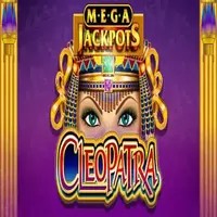 Mega Jackpots Cleopatra online game logo by IGT on winsharkscasino.org
