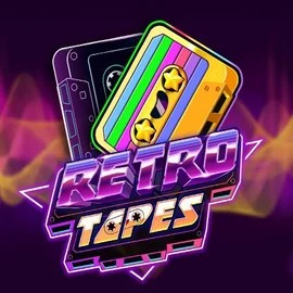 Retro Tapes slot logo by Push Gaming at Winshark Casino