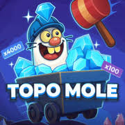 Topo Mole Game slot visual from InOut available on winsharkscasino.org