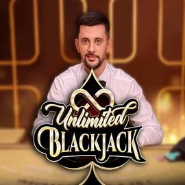 Try Unlimited Blackjack slot by Ezugi on winsharkscasino.org – logo image