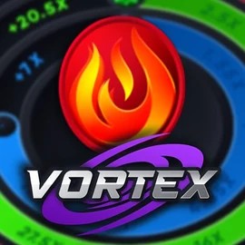 Vortex (Turbo Games) slot logo by Turbo Games at Winshark Casino